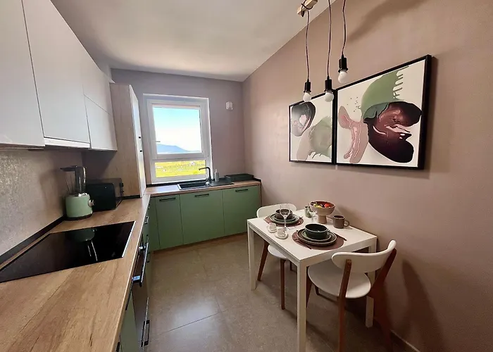 Flh View Elegance - Balcony, Free Parking, Bathtub & Ac Near Coresi Mall *