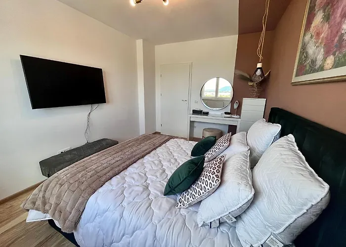 Апартаменты Flh View Elegance - Balcony, Free Parking, Bathtub & Ac Near Coresi Mall *